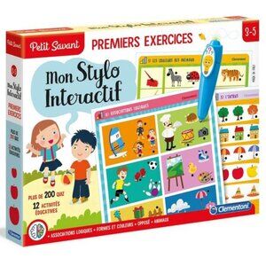 Clementoni Petit Savant – Mon stylo Interactif -Premiers Exercices  New Sealed